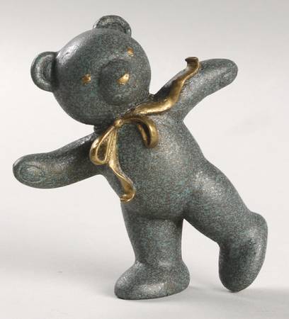 Teddy Bears: The Americana Collection Patina Bronz Teddy - No Box