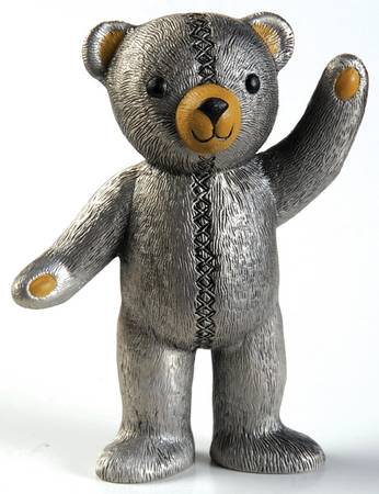 Teddy Bears: The Americana Collection Pewter Teddy - No Box