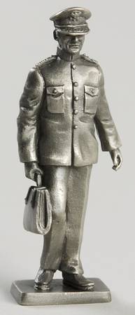 American Military Sculpture Collection Us Coast Guard Captain - No Box