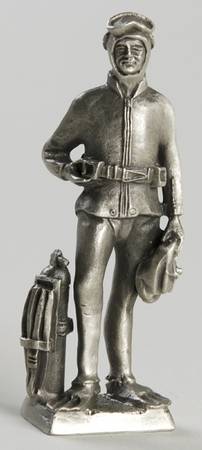 American Military Sculpture Collection Us Navy Frogman-1944 - No Box