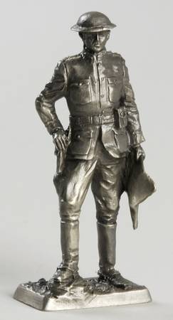 American Military Sculpture Collection Us Army Captain-1917 - No Box