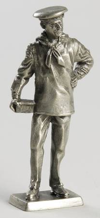 American Military Sculpture Collection Us Navy 2nd Class Petty Officer-1905 - No Box