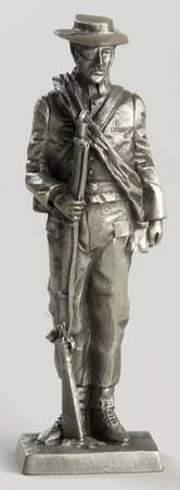 American Military Sculpture Collection Confederate States Army Private - No Box