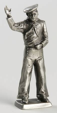 American Military Sculpture Collection Us Navy Gunner's Mate - No Box