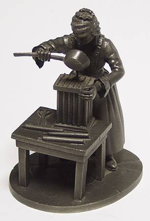 People of Colonial America-Figurine Candlemaker - Boxed