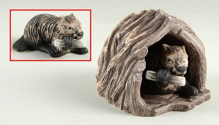 Woodland Surprises Beaver With Sticks-Set Of 2 - No Box