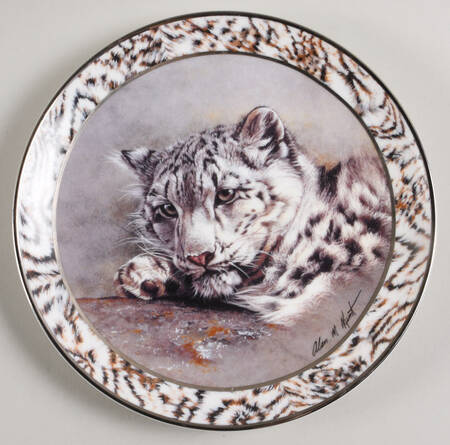 Franklin Mint Plates Solitary Vigil - No Box