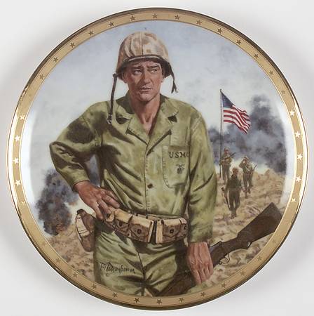 John Wayne 2 Symbol Of America's Fighting Forces - No Box