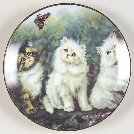 Adrienne Lester Cats by Franklin Mint