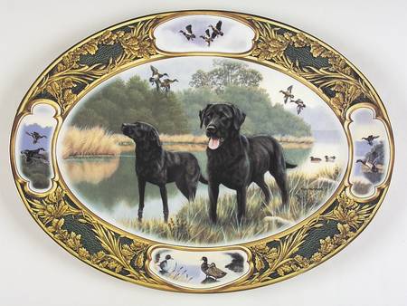 Franklin Mint Plates Champions Of The Field - No Box