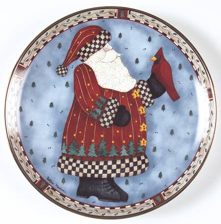 Debbie Mumm Santa A Christmas Greeting - No Box