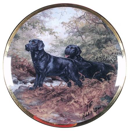 Franklin Mint Plates End Of The Trail - No Box