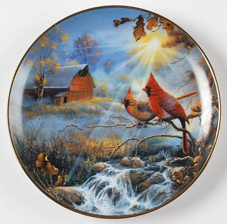 Tom M Crain Birds by Franklin Mint