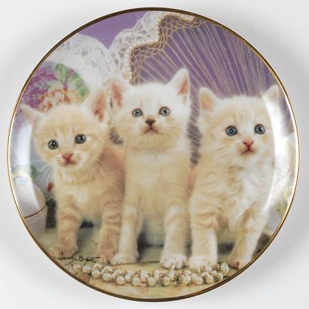 Larry Grant Cats by Franklin Mint