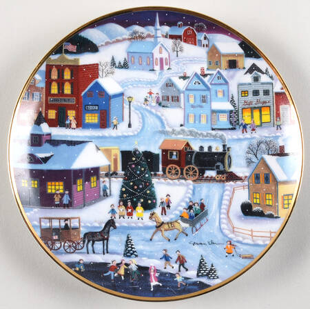 American Folk Art Hometown Christmas - No Box