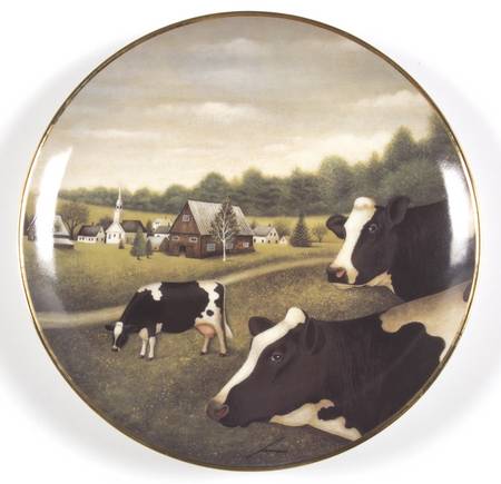 American Folk Art Grazing In The Grass - No Box