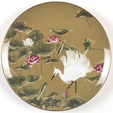 Birds & Flowers of The Orient Hazuki - Egret & Water Lily - No Box