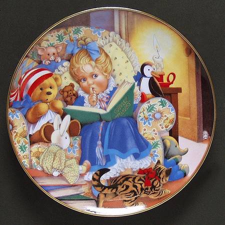 Carol Lawson Plates Ghost Stories - No Box