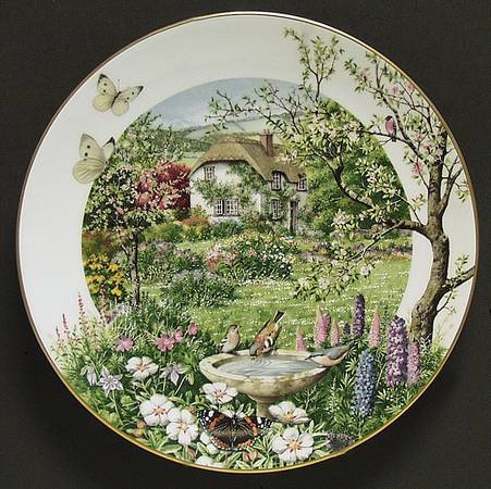 Country Year June In Cottage Garden - Boxed