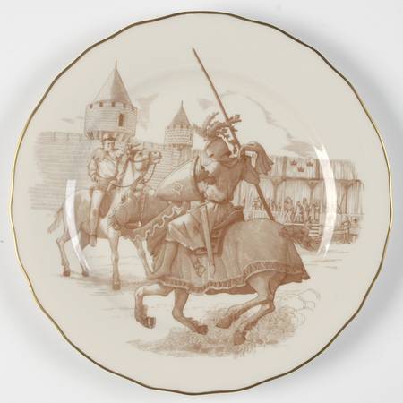Mark Twain Facing A Charging Knight - Boxed
