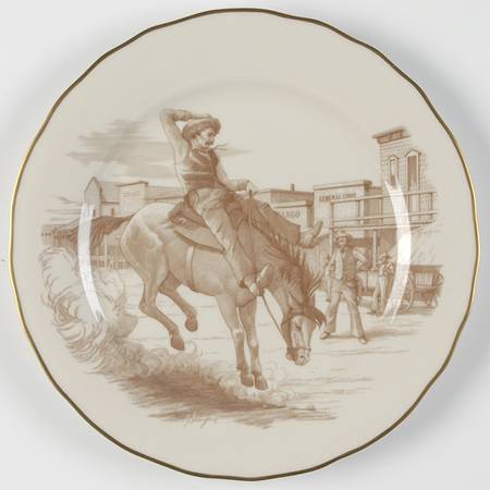 Mark Twain Riding A Bronc - Boxed