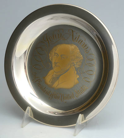 Presidential Plates John Adams-2nd President - Boxed