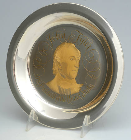 Presidential Plates John Tyler-10th President - Boxed