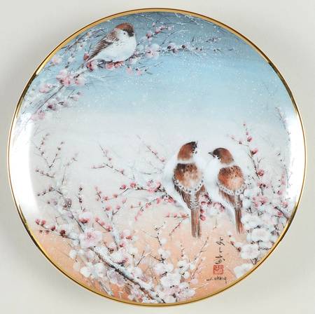 Songs of The Seasons Finches & Cherry Blossoms - No Box