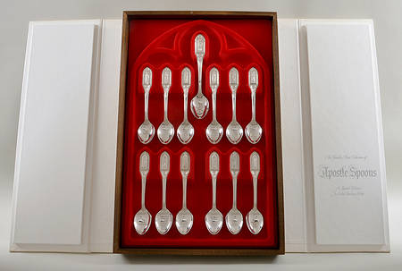 12 Apostles Spoons 14 Piece Boxed Set - With Box