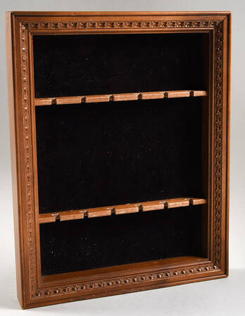 Charles Dickens Display Case-Wooden - No Box