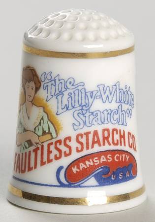 Country Store Thimbles Faultless Starch Co. - No Box