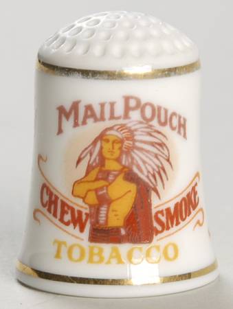 Country Store Thimbles Mail Pouch Tobacco - No Box