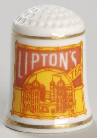 Country Store Thimbles Lipton's Tea - No Box