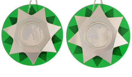 Christmas Carol Ornaments We Three Kings - Boxed
