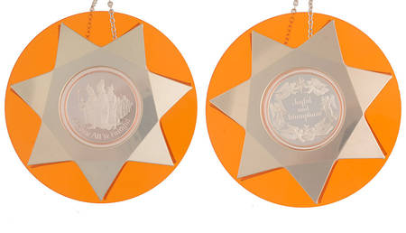 Christmas Carol Ornaments Oh Come All Ye Faithful - Boxed