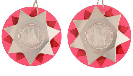 Christmas Carol Ornaments Star Of Wonder,Star Of Night - Boxed