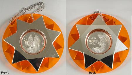 Christmas Carol Ornaments Joy To The World - Boxed