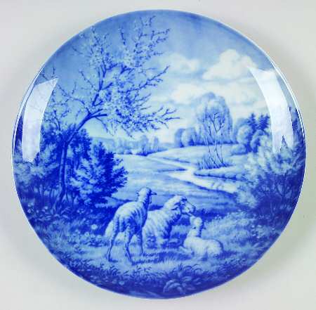 Easter Plate Sheep - With Box