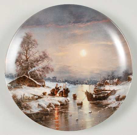 Muninger's Romantic Winter Impressions A Rest After Work - Boxed