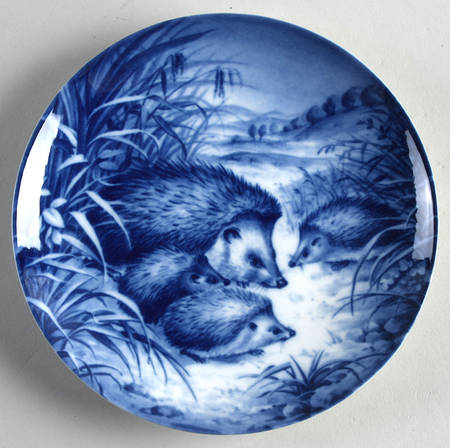 Mother's Day Plate Hedgehogs - No Box