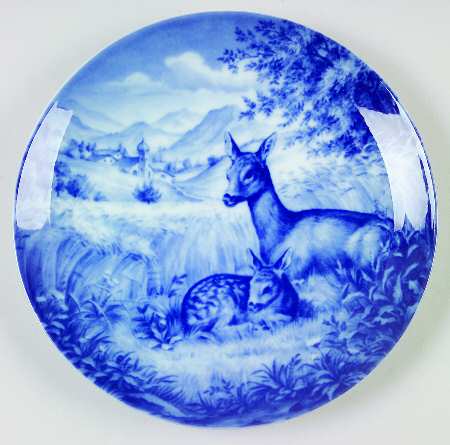 Mother's Day Plate Doe And Fawn - Boxed
