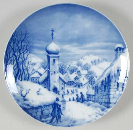 Christmas Plate Christmas Eve - Boxed