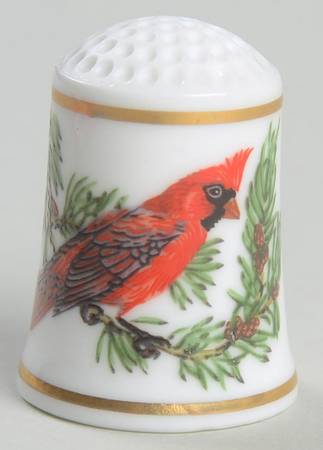 Songbirds of The World-Thimbles by Franklin Mint