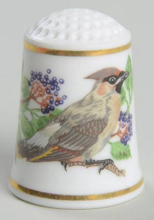 Songbirds of The World-Thimbles Bohemian Waxwing - No Box