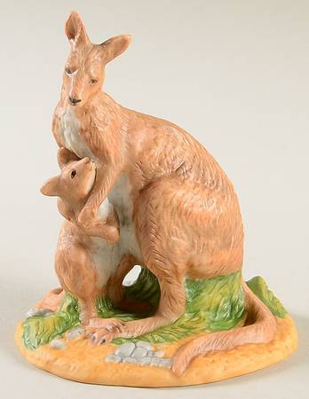 Endangered Mother & Baby Animals Tasmanian Forester Kangaroo - Boxed