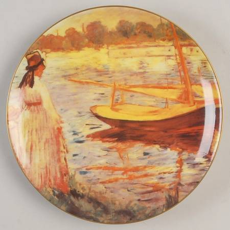 The Masterpieces of Impressionism Bank Of The Seine At Argenteuil-Ed Manet - No Box