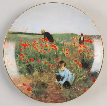 The Masterpieces of Impressionism Picking Flowers In A Field-Mary Cassatt - No Box
