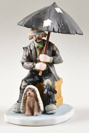 Emmett Kelly Jr Miniature Take Good Care Of Her - Boxed