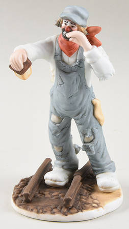 Emmett Kelly Jr Miniature All Aboard - Boxed