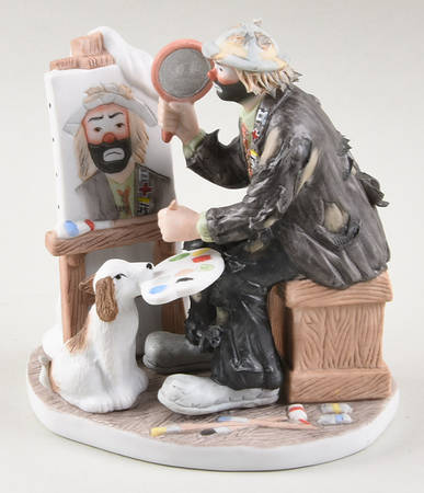Emmett Kelly Jr Miniature Artist At Work - Boxed